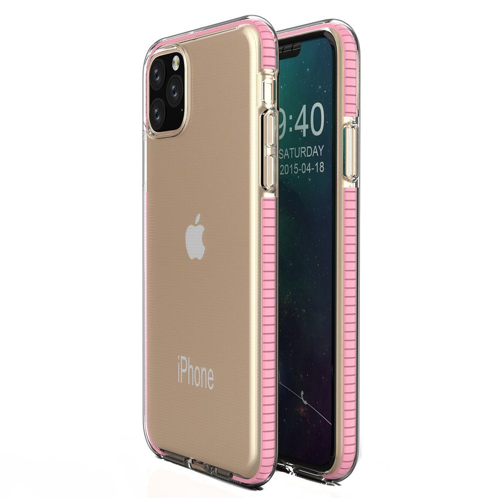 Pokrowiec elowy Spring Case jasnorowy Apple iPhone 11 Pro