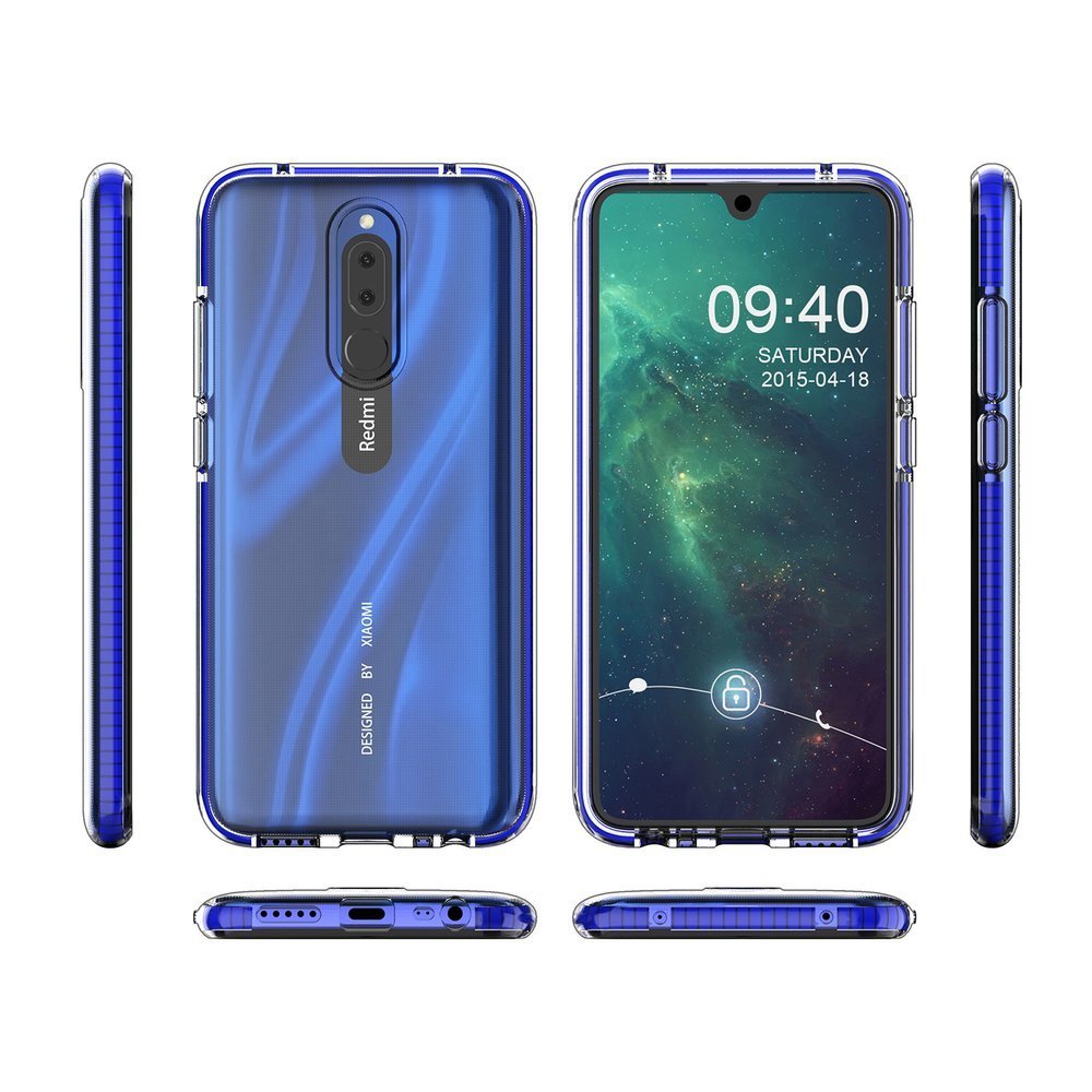 Pokrowiec elowy Spring Case jasnorowy Xiaomi Redmi 8 / 4