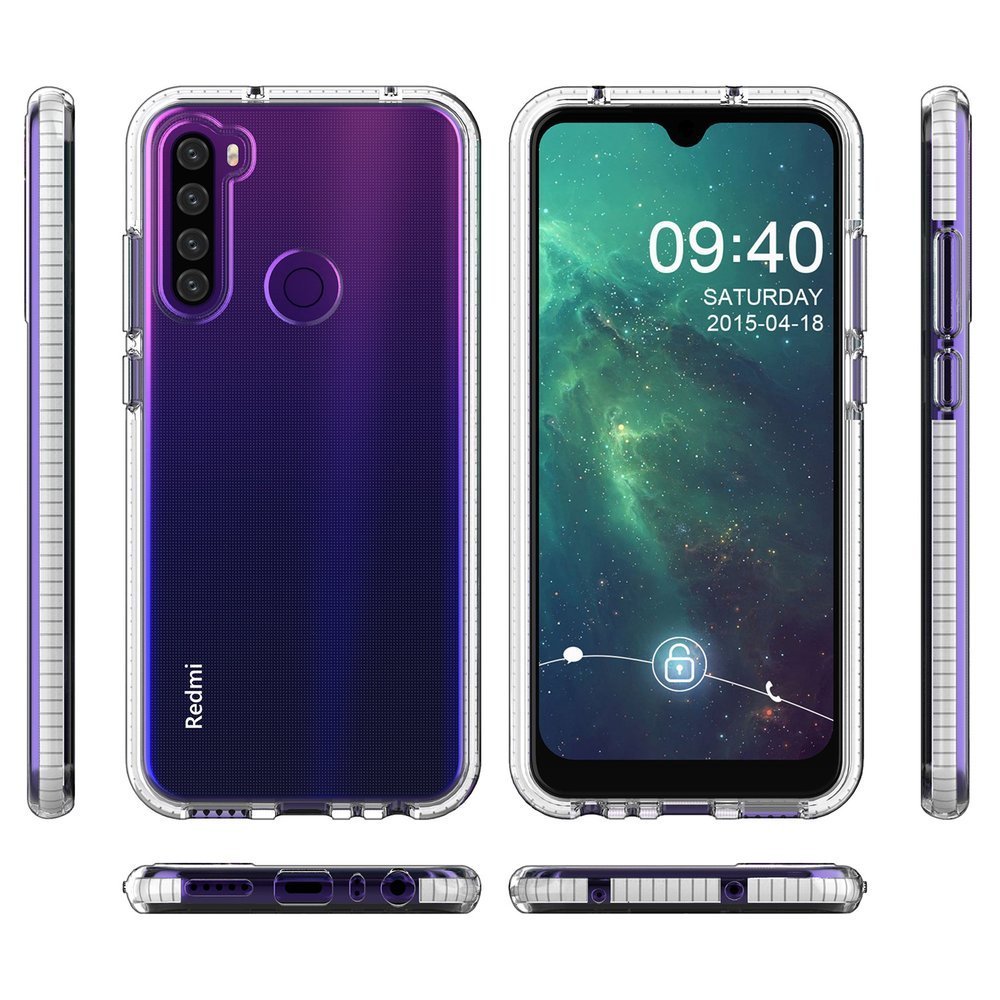 Pokrowiec elowy Spring Case jasnorowy Xiaomi Redmi Note 8T / 3