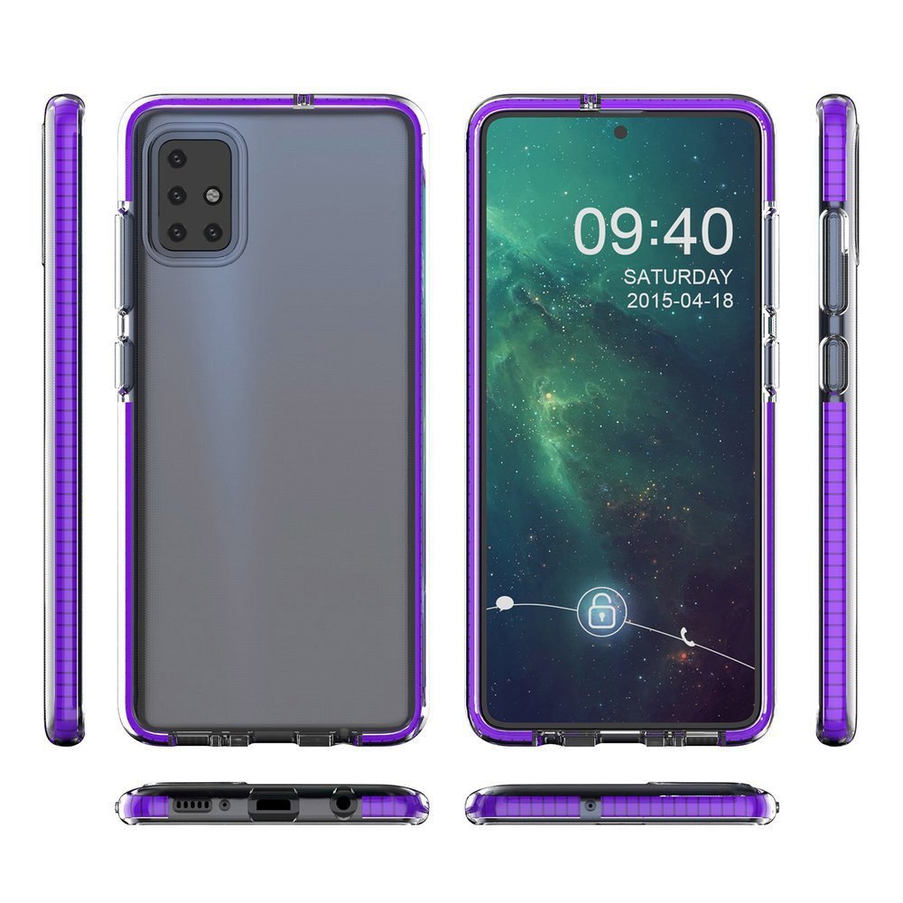 Pokrowiec elowy Spring Case jasnorowy Xiaomi Redmi Note 9 Pro / 2