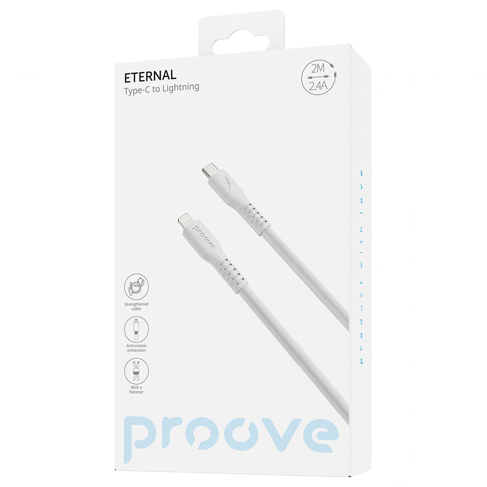 Proove kabel Eternal Type-C do Lightning (2m) biay / 3