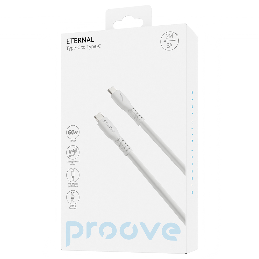 Proove kabel Eternal Type-C do Type-C (2m) biay / 3