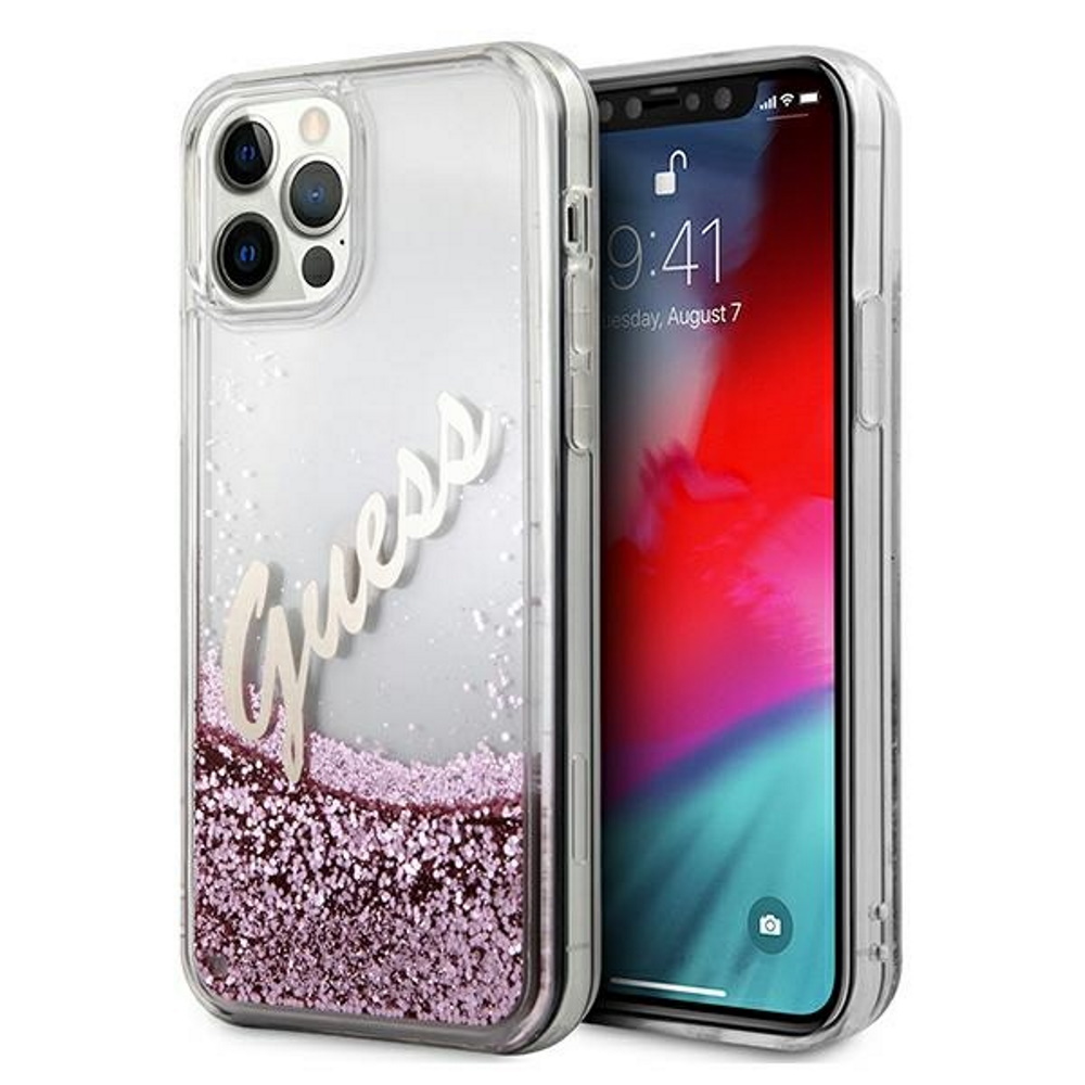  rowe hard case Glitter Vintage Script Apple iPhone 12 Pro Max (6.7 cali)