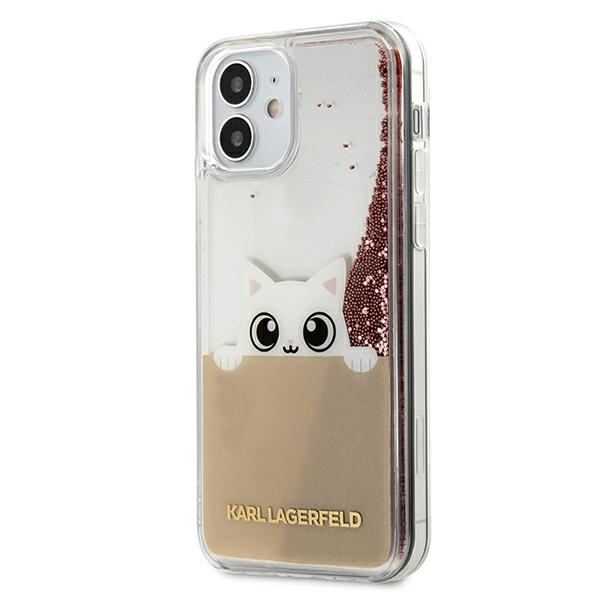  rowo-zote hard case PEEK A BOO Liquid Glitter Apple iPhone 12 Mini 5,4 cali / 2