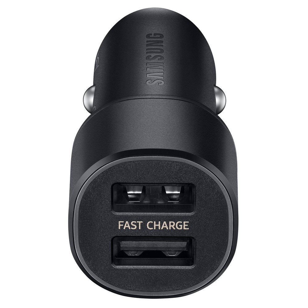 SAMSUNG ADOWARKA SAMOCHODOWA FAST CHARGER 2 PORTY, CZARNA / 3