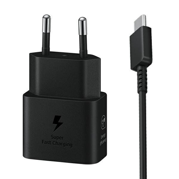 Samsung adowarka sieciowa GaN Super Fast Charger EP-T2510XBEGEU USB C 3A 25W z kablem czarna