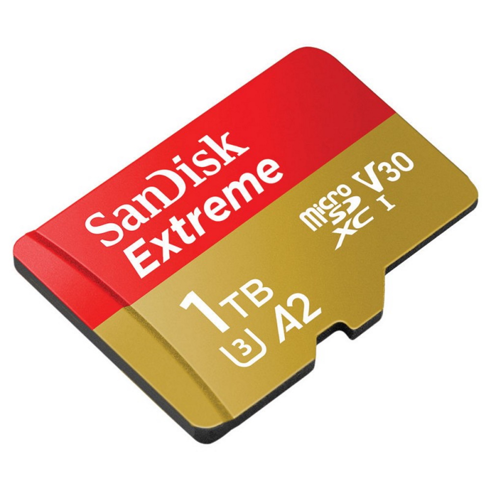 SanDisk karta pamici Extreme microSDXC 1 TB 160/90 MB/s A2 C10 V30 UHS-I U3 Mobile / 2