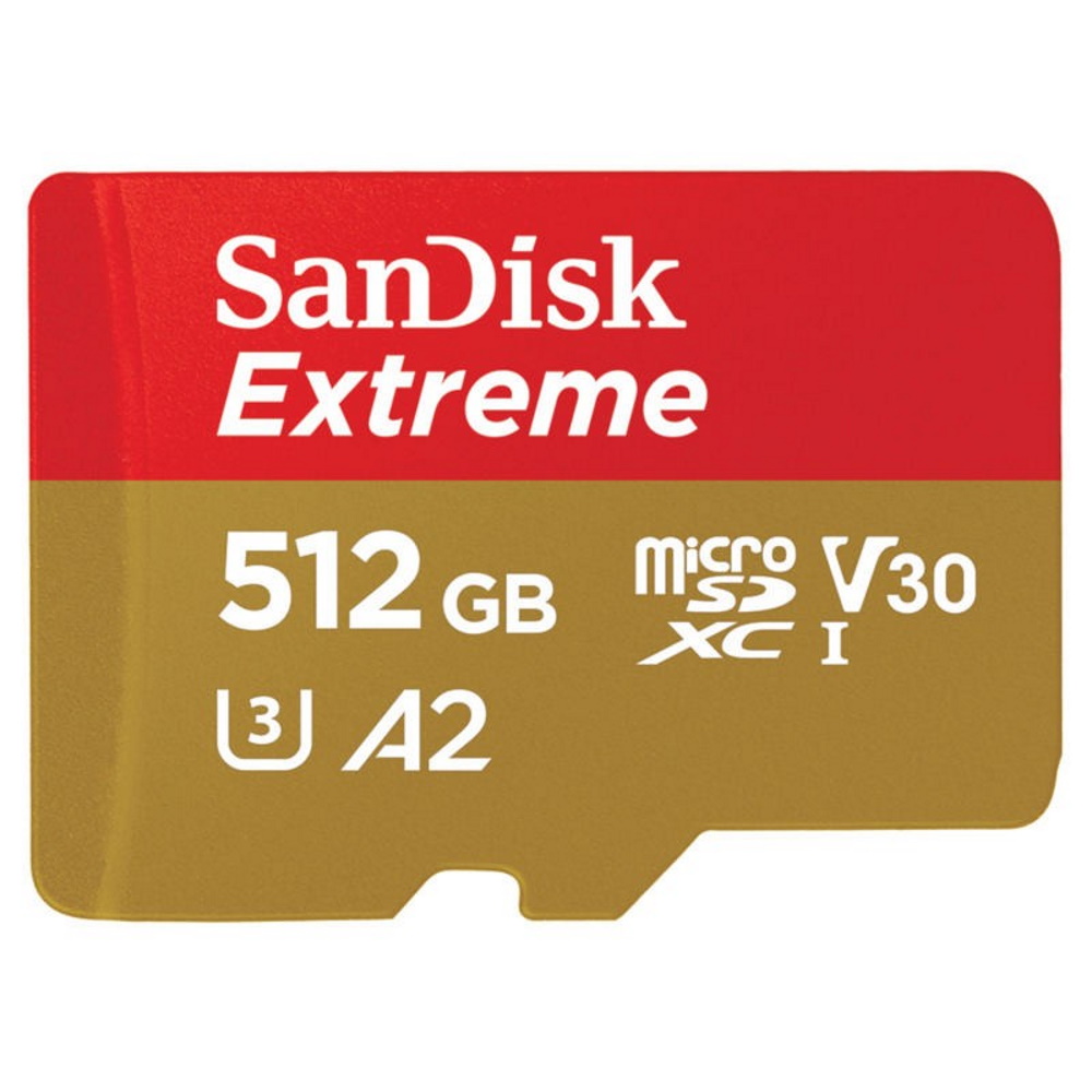 SanDisk karta pamici Extreme microSDXC 512 GB 160/90 MB/s A2 C10 V30 UHS-I U3 Mobile