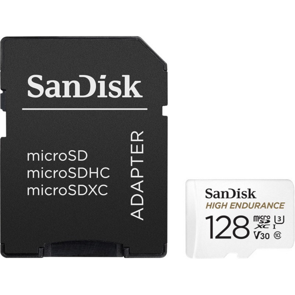 SanDisk karta pamici High Endurance (rejestratory i monitoring) microSDXC 128 GB V30 z adapterem