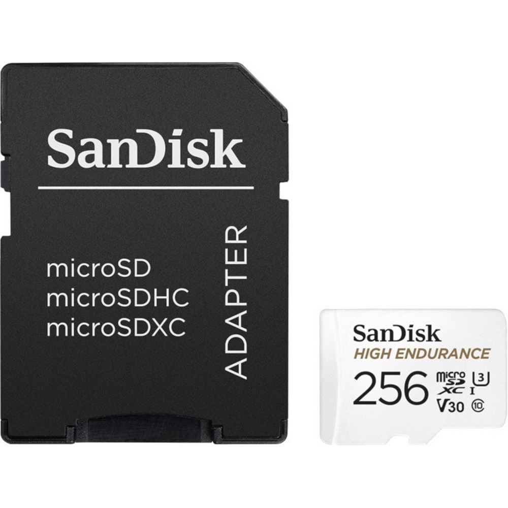 SanDisk karta pamici High Endurance (rejestratory i monitoring) microSDXC 256 GB V30 z adapterem