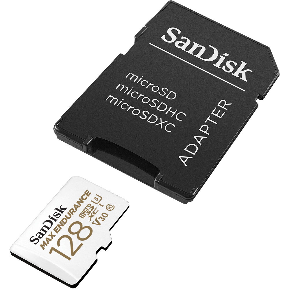 SanDisk karta pamici Max Endurance (rejestratory i monitoring) microSDXC 128 GB z adapterem