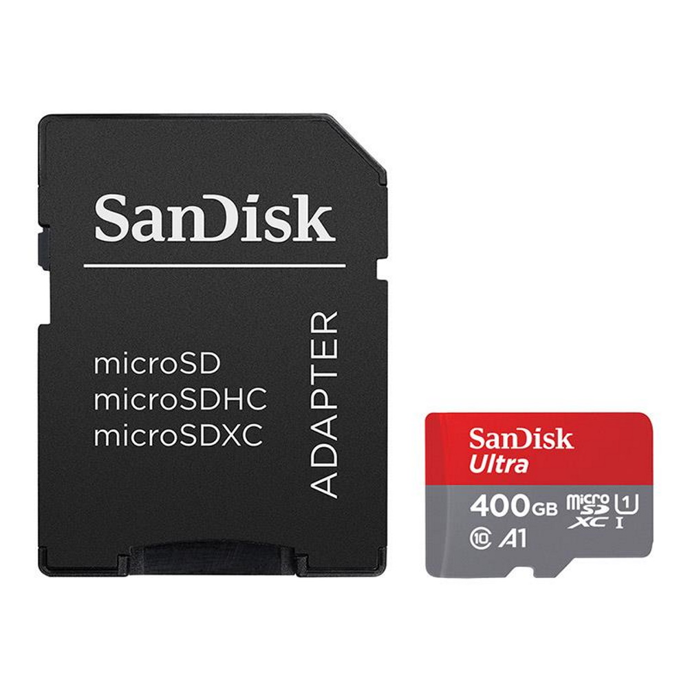 SanDisk karta pamici Ultra Android microSDXC 400 GB 120 MB/s A1 Cl.10 UHS-I + ADAPTER / 2