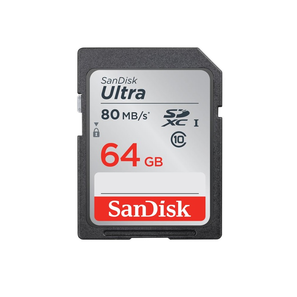 SanDisk karta pamici Ultra SDXC 64 GB (kl. 10 | 80 MB/s | UHS-I)