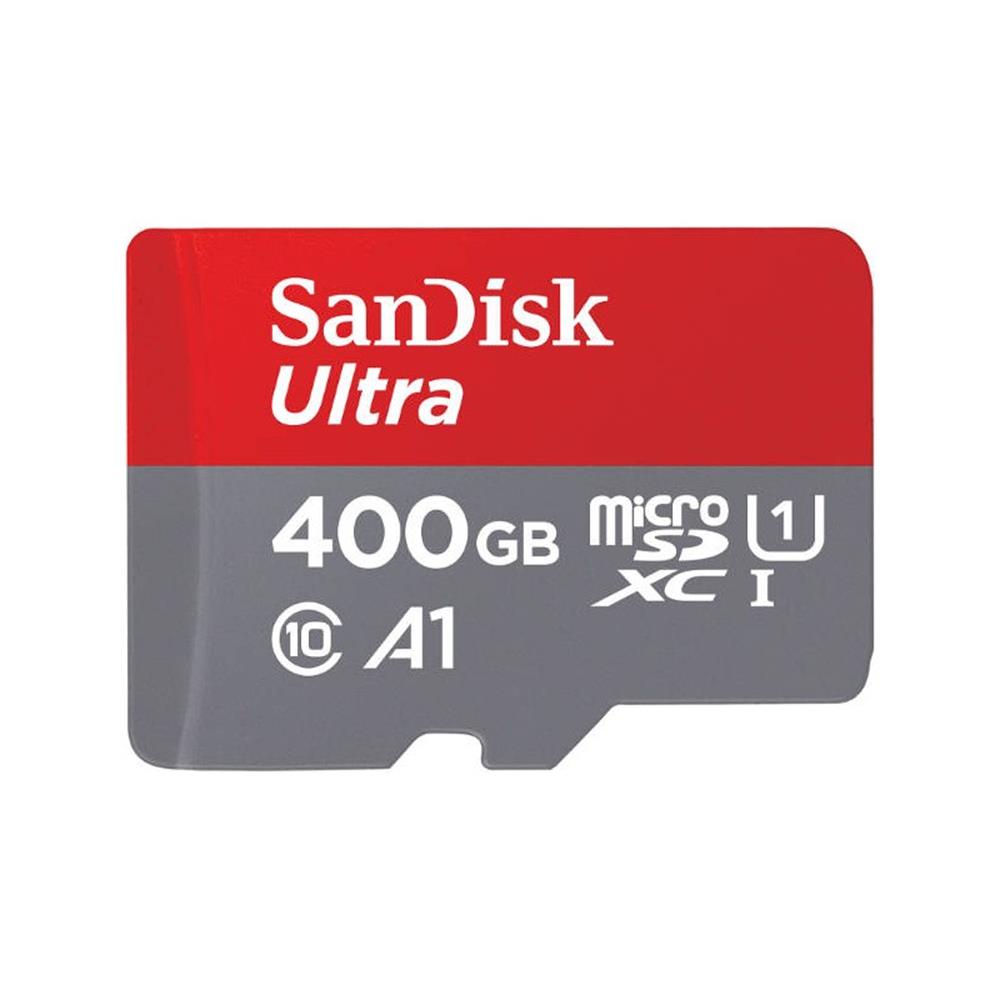 SanDisk microSDHC dla Androida 400GB (kl. 10 | 100MB/s | UHS-I) + adapter