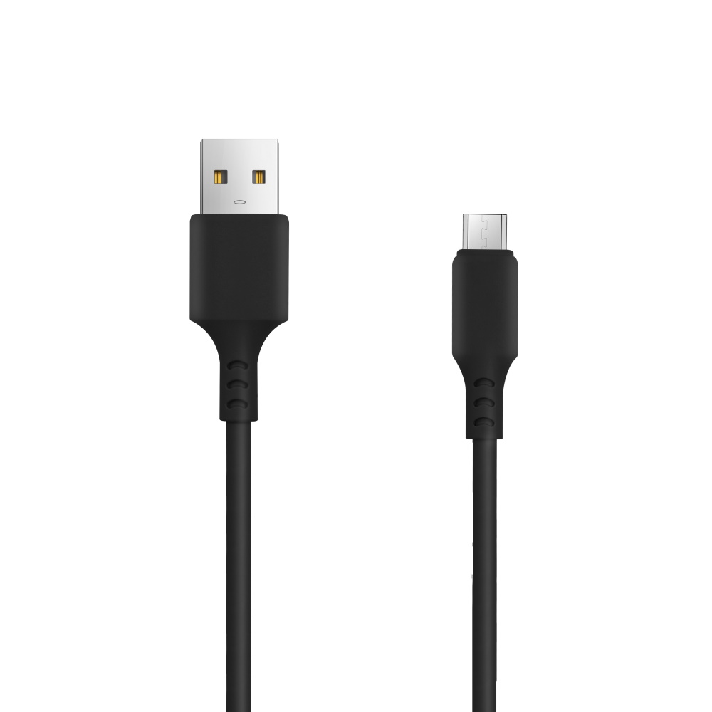 Setty adowarka sieciowa 1x USB 2,4A czarna + kabel microUSB 1,0 m NEW / 2