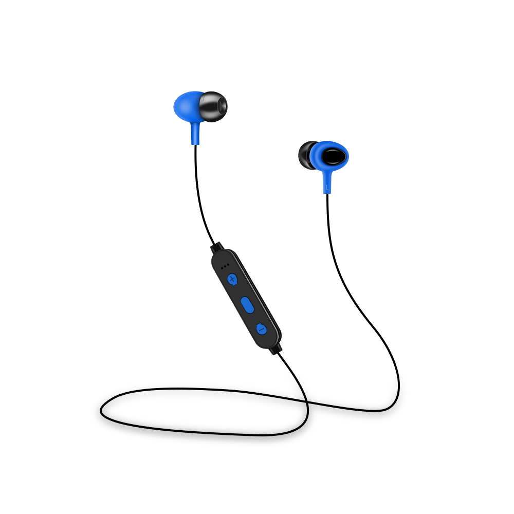 Setty suchawki Bluetooth Sport dokanaowe niebieskie