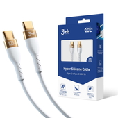 3mk kabel Hyper Silicone USB-C - USB-C 2m 100W biay