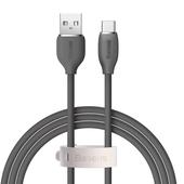 Baseus kabel Jelly Liquid USB - USB-C 2 m czarny 100W