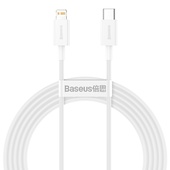 Baseus kabel Superior PD USB-C - Lightning 2,0 m 20W biay