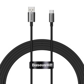 Baseus kabel Superior USB - USB-C 2,0m czarny 100W