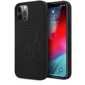 Pokrowiec  czarne hard case Silicone Iconic Outline do Apple iPhone 11