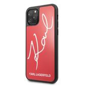 Pokrowiec  czerwone hard case Signature Glitter do Apple iPhone 11