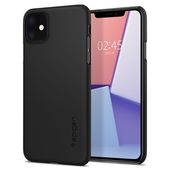 Pokrowiec etui Spigen Thin Fit Czarne do Apple iPhone 11