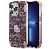 Nakadka Hello Kitty rowy hardcase IML Tags Graffiti do Apple iPhone 15 Pro