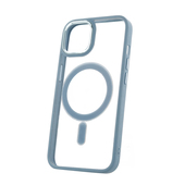 Nakadka Satin Clear Mag niebieska do Apple iPhone 15