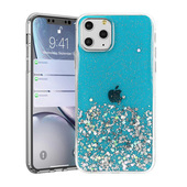 Pokrowiec Brilliant Clear Case niebieski do Apple iPhone 13 Pro