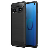 Pokrowiec Carbon Case czarny do Huawei Nova 4