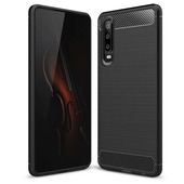 Pokrowiec Pokrowiec Carbon Case czarny do Huawei Nova 9