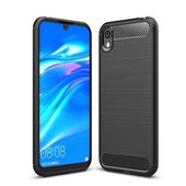 Pokrowiec Carbon Case czarny do Huawei Y5 (2019)