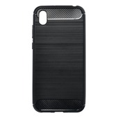 Pokrowiec Carbon Case czarny do Huawei Y5 (2019)