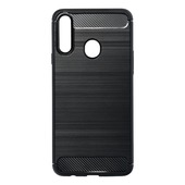 Pokrowiec Carbon Case czarny do Samsung Galaxy A20s