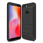 Pokrowiec Carbon Case czarny do Xiaomi Redmi 6