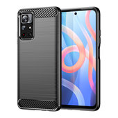 Pokrowiec Carbon Case czarny do Xiaomi Redmi Note 11