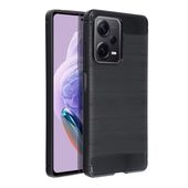 Pokrowiec Carbon Case czarny do Xiaomi Redmi Note 12 Pro Plus