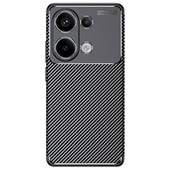 Pokrowiec Carbon Case czarny do Xiaomi Redmi Note 13 Pro 4G