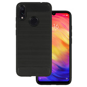 Pokrowiec Carbon Case czarny do Xiaomi Redmi Note 7 Pro