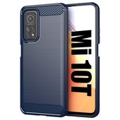 Pokrowiec Carbon Case niebieski do Xiaomi Mi 10T Pro