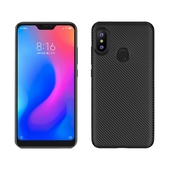 Pokrowiec Carbon Fiber czarny do Xiaomi Redmi Note 6 Pro