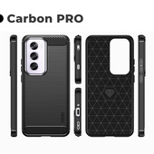 Pokrowiec Carbon Pro czarny do Oppo Reno 12 pro 5G