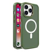 Pokrowiec Color Matte Case MagSafe zielony do Apple iPhone 14 Plus