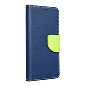 Pokrowiec Fancy Book granatowo-limonkowy do Xiaomi Redmi 13