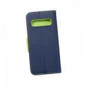 Etui zamykane z klapk i magnesem Fancy Book granatowo-limonkowy do Samsung Galaxy S20 FE