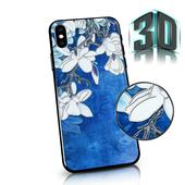 Pokrowiec Pokrowiec Flowers 3D Case niebieski do Huawei P40 Lite