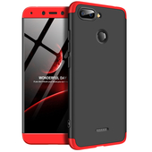 Pokrowiec GKK 360 Protection Case czarno-czerwony do Xiaomi Redmi 6