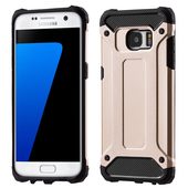 Pokrowiec Hybrid Armor pancerny zoty do Samsung Galaxy S7 Edge