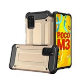 Pokrowiec Pokrowiec Hybrid Armor pancerny zoty do Xiaomi Redmi 9T